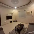 شقة مفروشة للعرسان غرفة نوم وصالتين جلوس وطعام شمال جدة