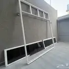 للبيع واجهة زجاج باب سحب المنيوم