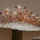 ثريات سقف حجر كريستال ثريا الهبه