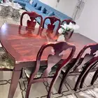 كنب 8قطع مع طاولة طعام