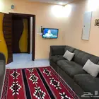للايجار الشهري شقه مفروشه 3 غرف للعوايل حي بريمان