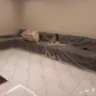 كنب ركن ثلاث قطع للبيع جديد لم يستخدم