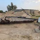 مواسير حديد شبه جديده مقاس 5 بوصه