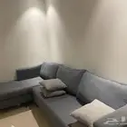 كنبة زاوية لون كحلي