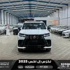 لكزس LX 600 اف سبورت أبيض بنزين 2025 اقل سعر كاش واقساط