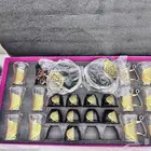 طقم فاخر 11 كاسة شاي   9 فناجيل قهوة مع صحون تقديم