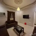 شقة مفروشة للعرسان غرفة نوم وصالتين جلوس وطعام شمال جدة