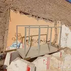 كوبري عباره حديد أمام المنازل لمشاريع البنيه التحيه