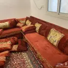 كنب نظيف مع زوليه تركيه نظيفه