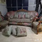 طقم كنب تركي مجلس وطاولة تلفزيون ايكيا