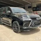 لكزس LX570 موديل 2019 بلاك ادشن بدي وكاله