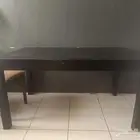 طاولة سفرة سوداء للبيع