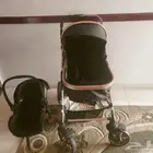 عربيه وسرير اطفال