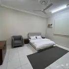 غرفتين ومطبخ وحمام مفروشة للايجار صبيا مخطط المحلة الجديدة