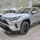 تويوتا راف فور xle فتحة هايبرد 2025 ( لون فضي )