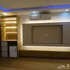 شيبورد خلفيه سرير خلفيه تلفزون تفصيل الدروج ورفرف