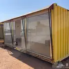 كونتينر 20 قدم عدد 2 كفي مطعم غرفه