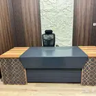 طقم مكتب حفر فخم ( مكتب مدير ) مستعمل نظيف جدا