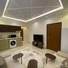 شقة مؤثثه بالكامل (استيديو مع صاله) للايجار الشهري