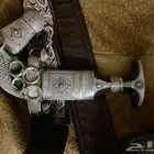 جنبيه خنجرقرن طبيعي كفوو