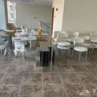 اثاث كافيات و مطاعم طاولات استيل دائري و مستطيل