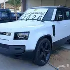 لاندروفر ديفندر 2026 ناغي 6 سلندر HSE بطاقة جمركية .