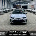 تويوتا كورولا 2.0 جنوط فتحة فضي بنزين 2026 اقل سعر