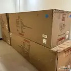 طقم كنب جديد بالكرتون (كنب استرخاء سينما)