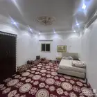 غرفتين وصاله ومطبخ وحمام مفروشه