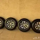 طقم كفرات جنوط وكفرات شاهين حجم 16