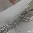 مجلى مطبخ رخام صناعي نظيف