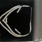 طقم اكسسوار شبيه الماس استخدام مره وحده