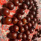 ((تم البيع))مسباح خشب كوك قديم جدا مطعم فضة