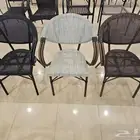 طاولات وكراسي خارجية
