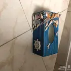 علبة منديل خشب