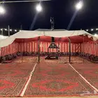 خيمه ب 100وخيمة ب 200 مع المشب ومع الحمام