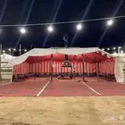 خيمة ب 100 وخيمة ب 200 مع المشب والحمام