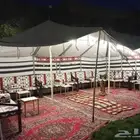تاجير خيام وبيوت شعر وكراسي وطاولات وكراسي ملكه وكنب مرتفع