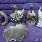 تحف طقم فازات زينة نظيفه للبيع