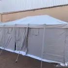 خيمة ابيض ثلاث طبقات نقش جديد من الداخل