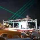 تأجير سماعات صوتيات شاشات أضائات مسارح ترس طاولات وكراسي
