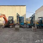 للإيجار بوكلين صغير حجم 3 طن و 5 طن