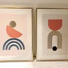 لوح للبيع بإطار ذهبي (يوجد فقط كميه وحده)