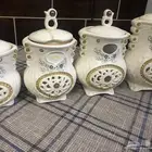 طقم علب شاهي وسكر وقهوه وهيل