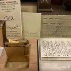 ولاعه st.Dupont ديبون لون ذهبي فنتج بكامل المرفقات
