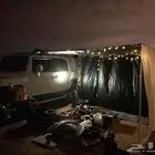 مظلة جانبية للسيارة خاصة للرحلات D600 طبقتين