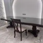 طاولة طعام مع 10 كراسي وبوفية