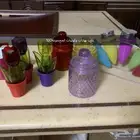 علب بهارات ملونه