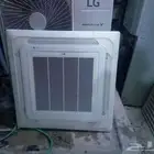 مكيف الجي انفرتر كاسيت 4 طن نظيف جدا