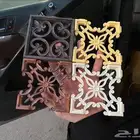 ديكور بلاستيك روشان عدة ألوان بديل الخشب ممتاز جدا 